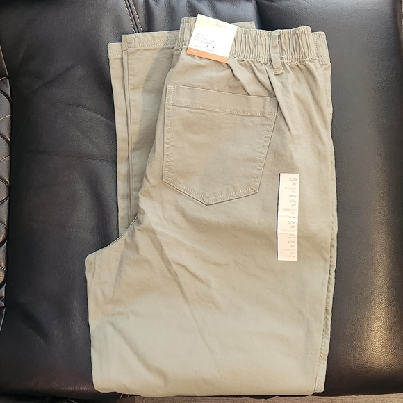 Knox Rose Straight Leg Pants Green - Picture 5 of 5